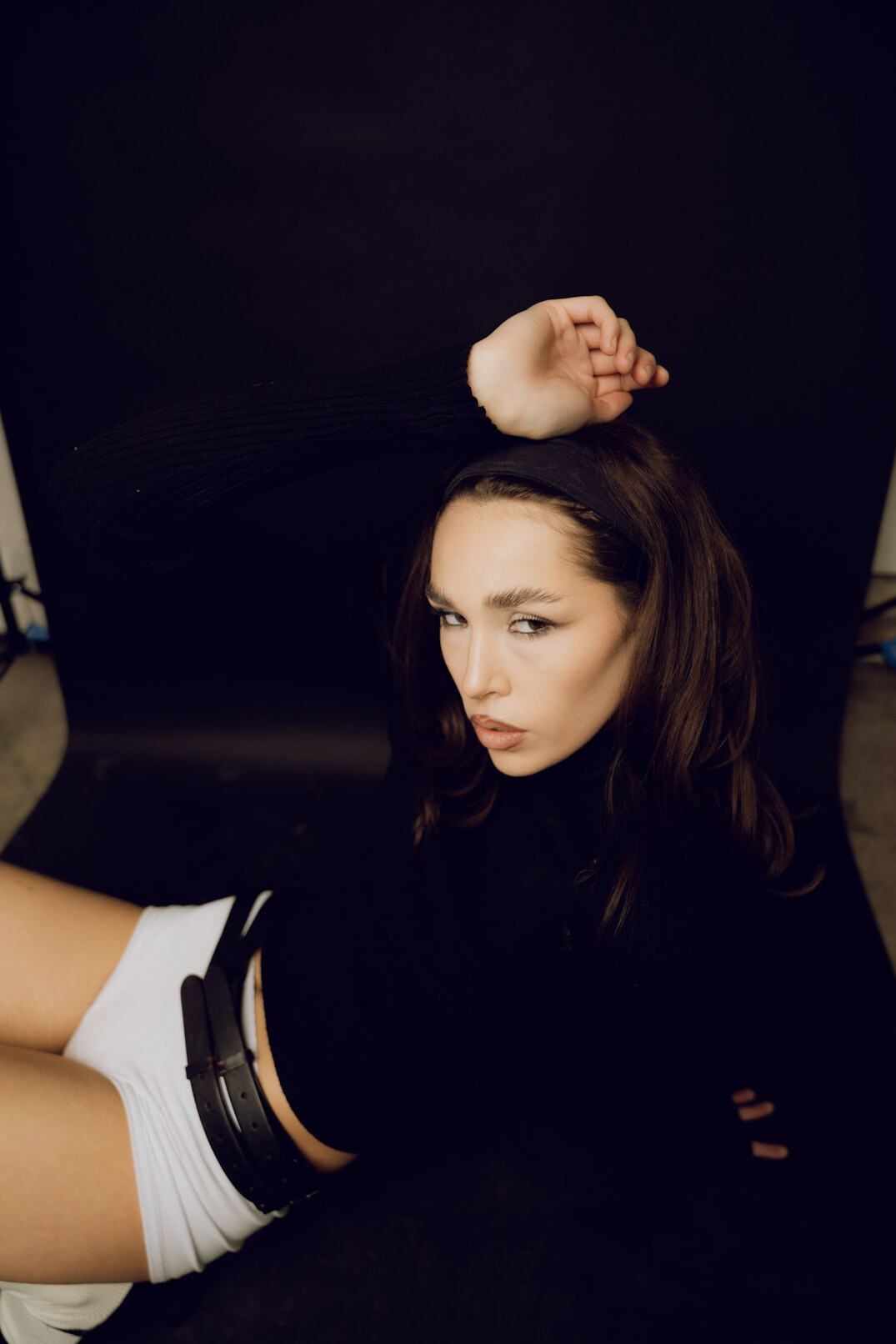 Studio portrait of a woman video production trainer
